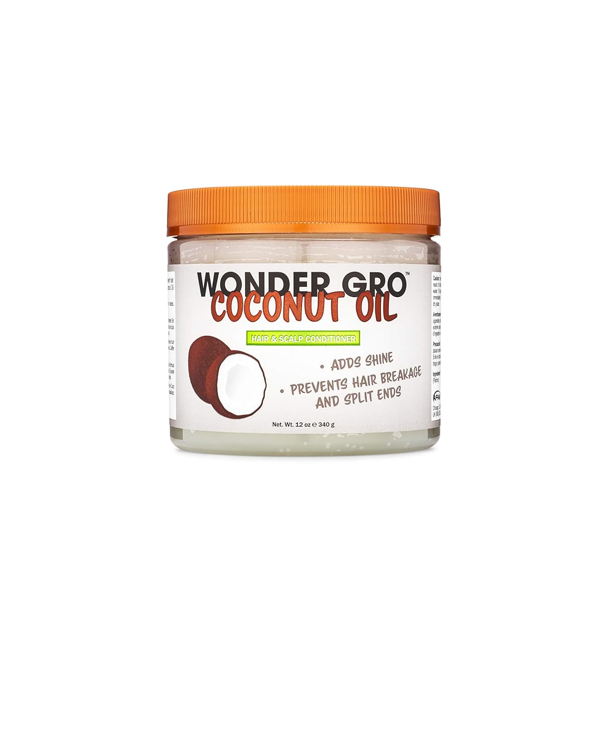 Wonder Gro Bergamot. Coconut oil