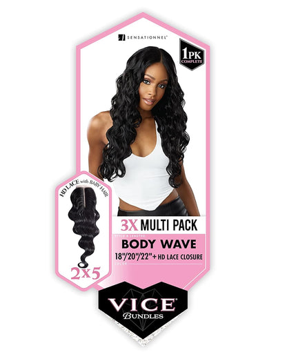 Sensationnel Vice bundle multi bodywave 18"20"22