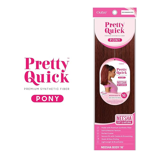 Outre Pretty quick ponytail. Neesha body 16“