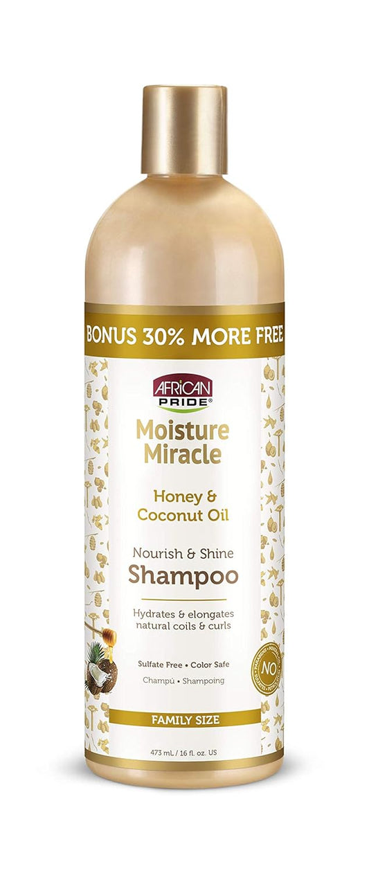 African Pride Nourish & Shine Shampoo 16 oz