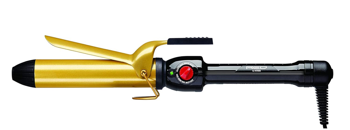 Red by kiss ceramic curling iron. 1 1/4“. CI06N