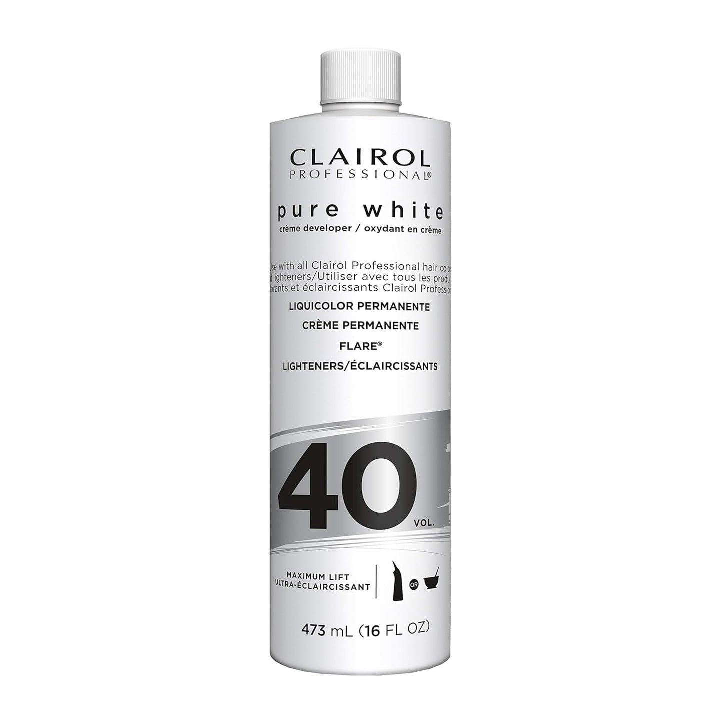 Clairol Soy 4 Pure White developer 40V