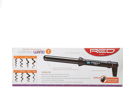 Red by kiss curling wand. 1“. CIW02