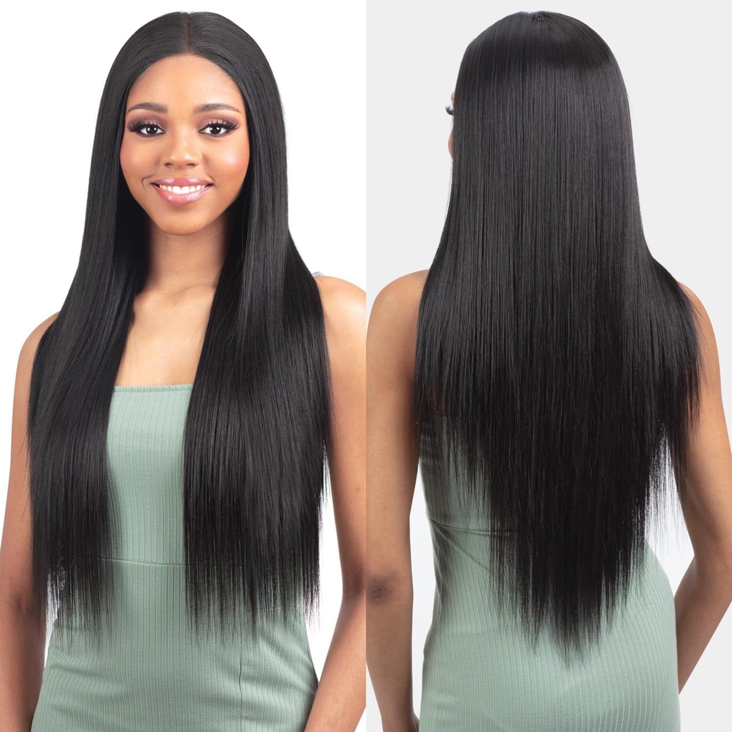 MODELMODEL Weave Gardenia Yaky Straight 4Pcs (18" 20" 22" With 4X4 HD Lace Closure)