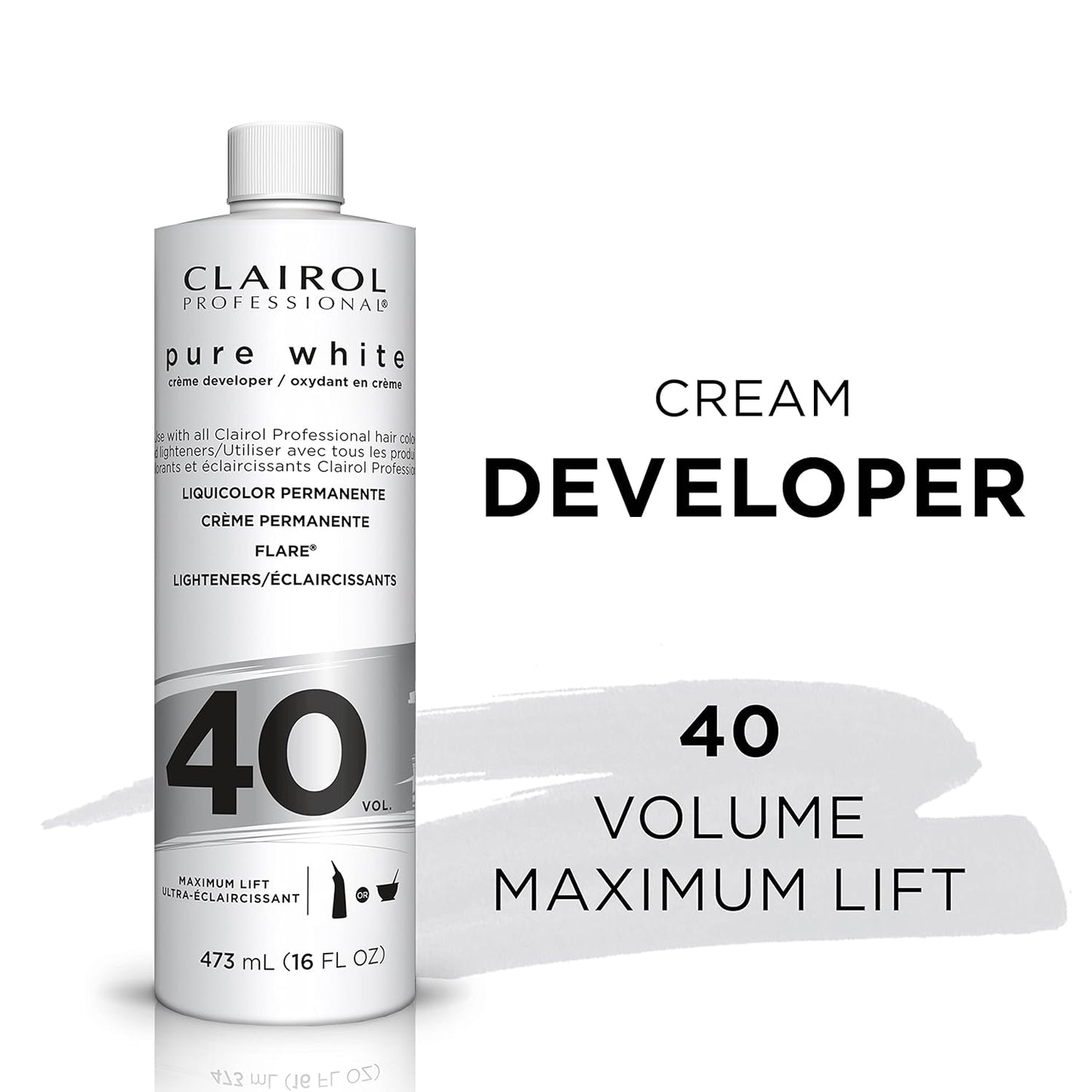 Clairol Soy 4 Pure White developer 40V