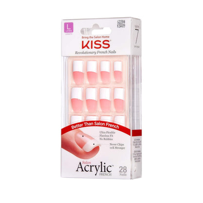 Kiss Acrylic French Nails KSA09