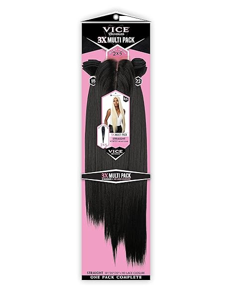 Sensationnel Vice bundle multi straight 18"20"22