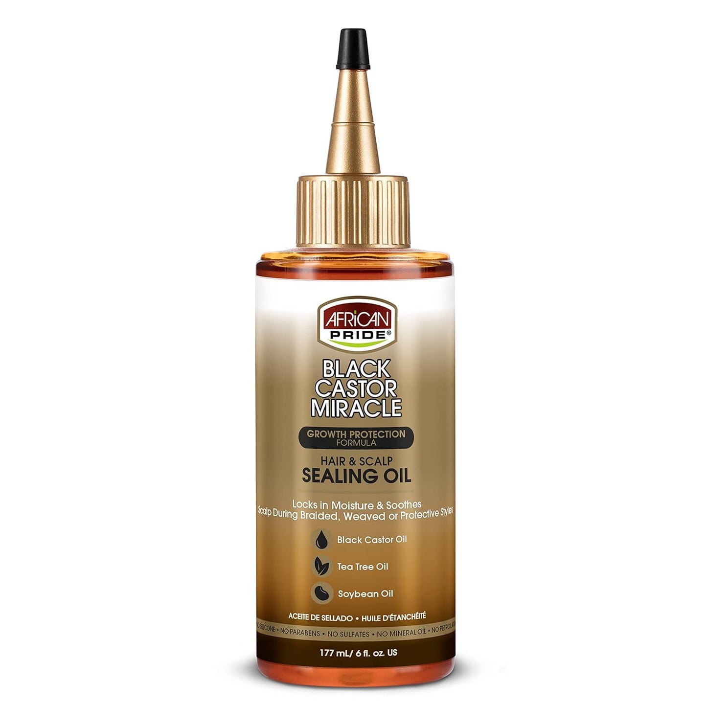 African Pride black Castor Hair And Scalp sealing oil