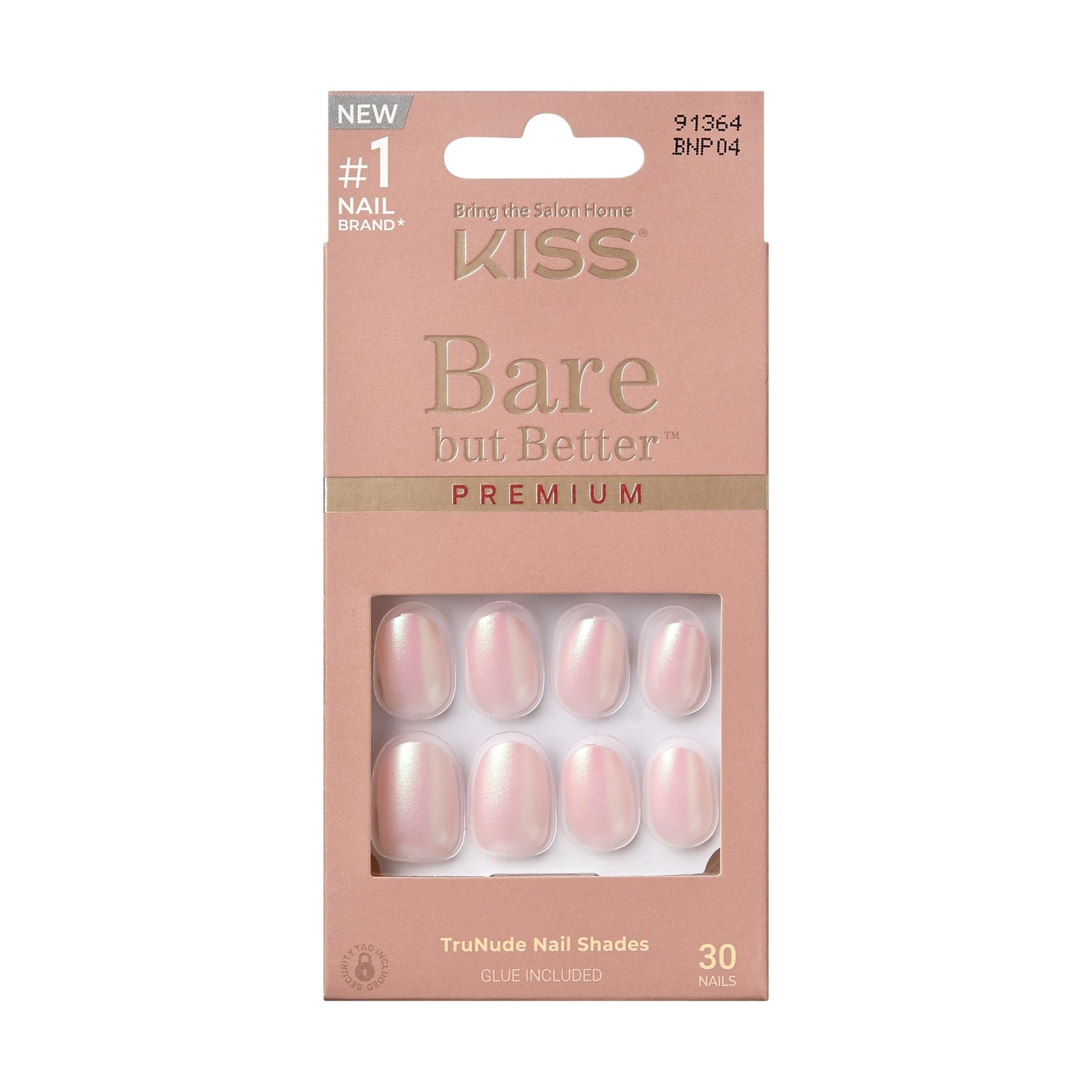 Kiss bare but better premium nails. 30 nails. BNP04