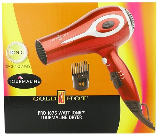 Gold 'N Hot 1875-Watt Professional Ionic Tourmaline Dryer