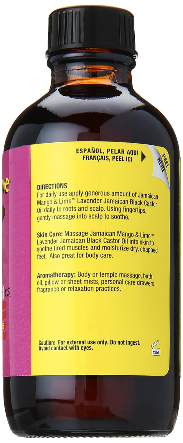 Jamaican Mango & Lime black castor oil lavender