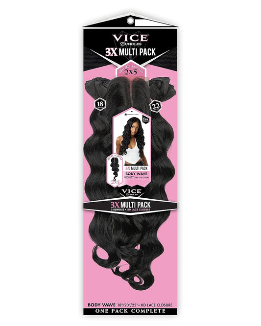 Sensationnel Vice bundle multi bodywave 18"20"22