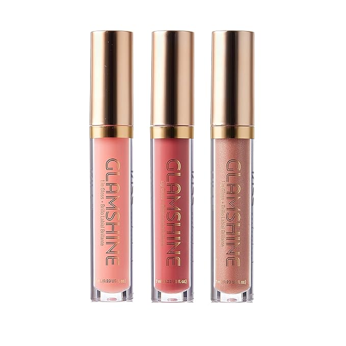 Kiss glam shine lip gloss. Bare baby.  KSLG06