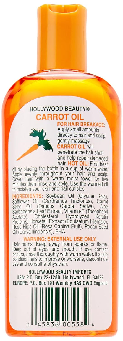 hollywood beauty carrot oil