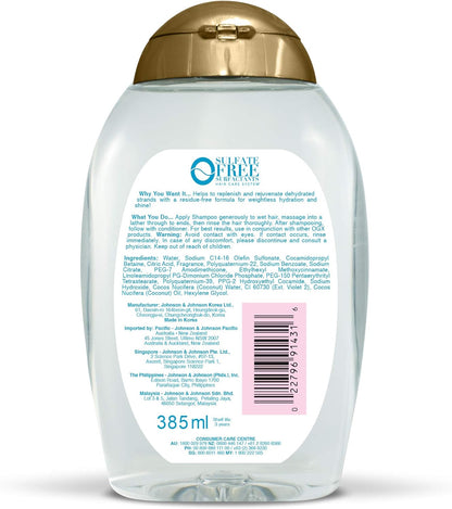 Ogx coconut water shampoo