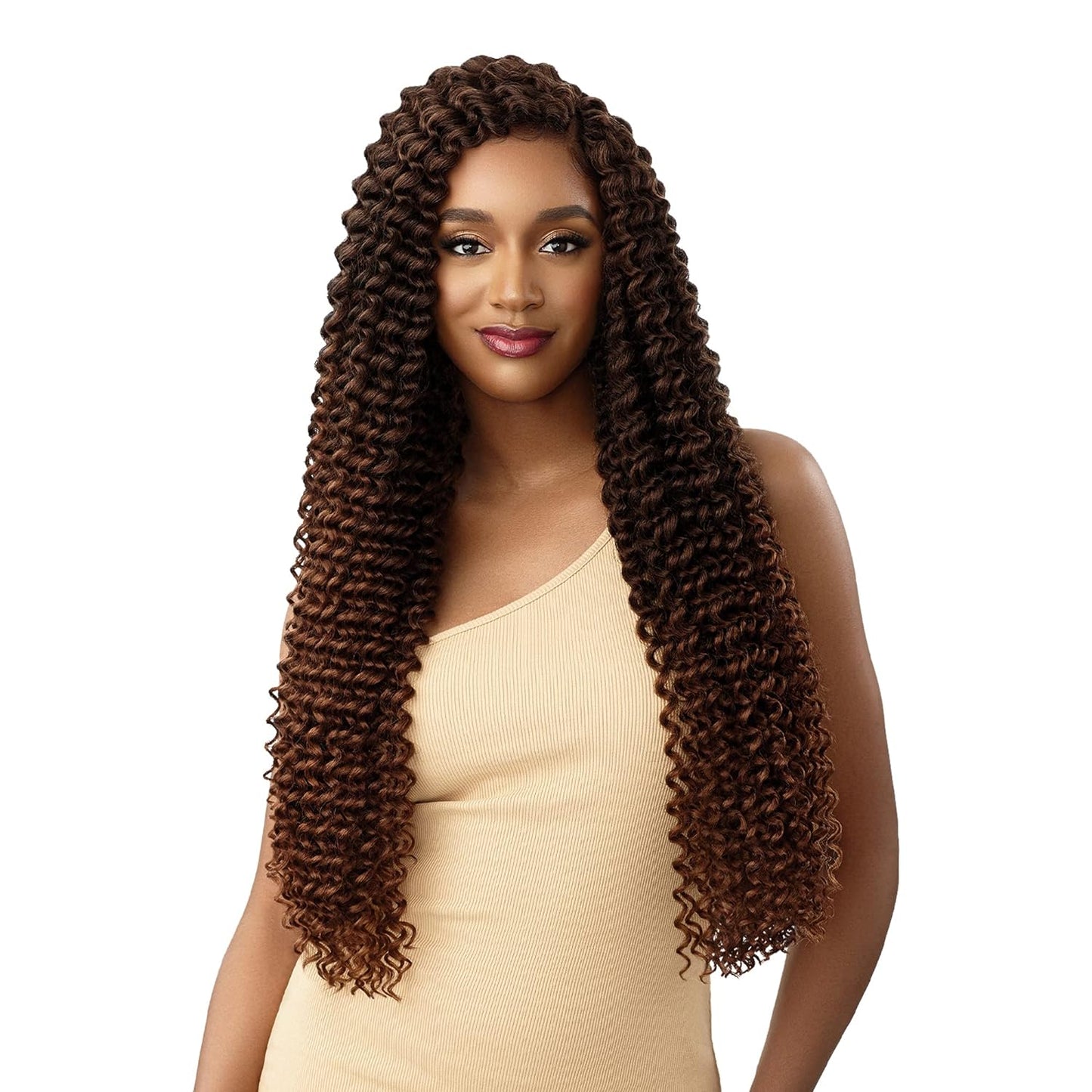 Outre Crochet Braid X-Pression Twisted Up 3X SUMMER DEEP WAVE 26″ SUPER LONG