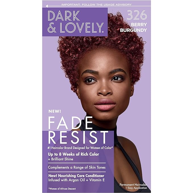 Dark & lovely fade resist permanent hair color