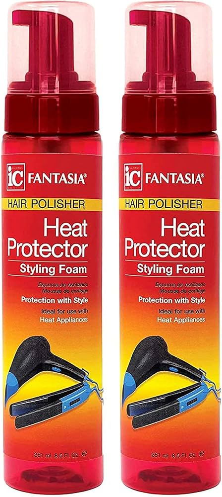 I C Fantasia Hair Polisher heat protector styling foam