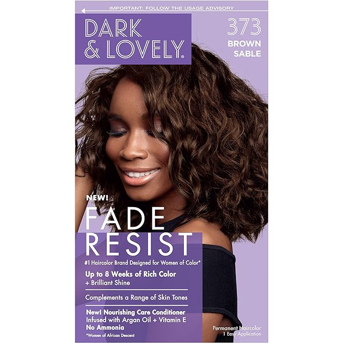 Dark & lovely fade resist permanent hair color