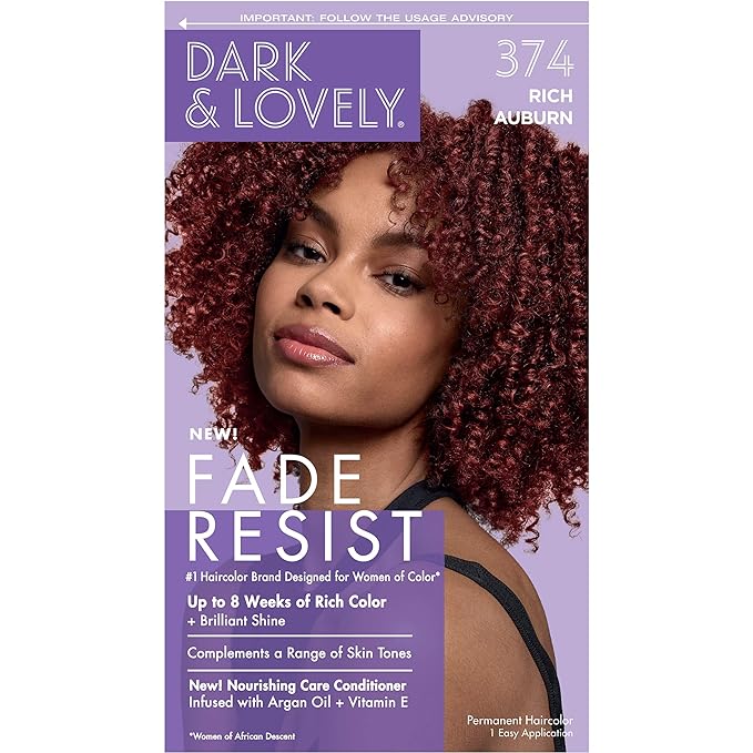 Dark & lovely fade resist permanent hair color