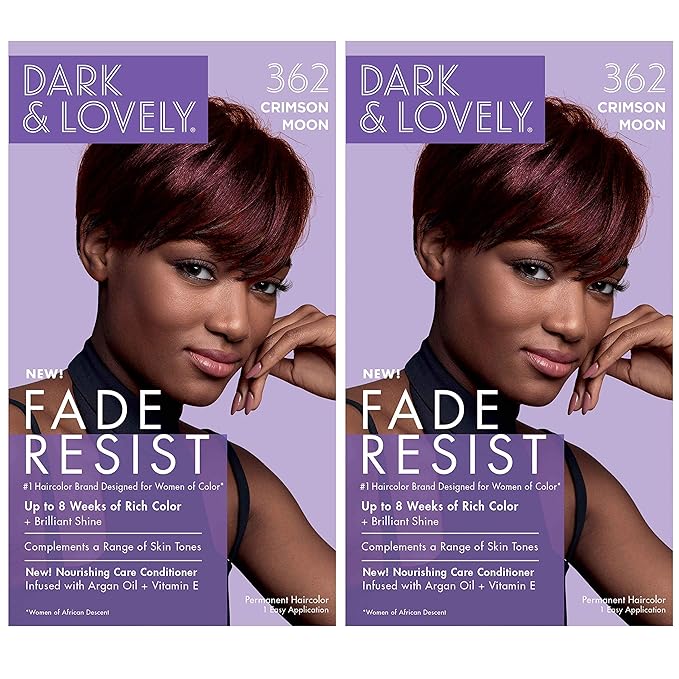 Dark & lovely fade resist permanent hair color