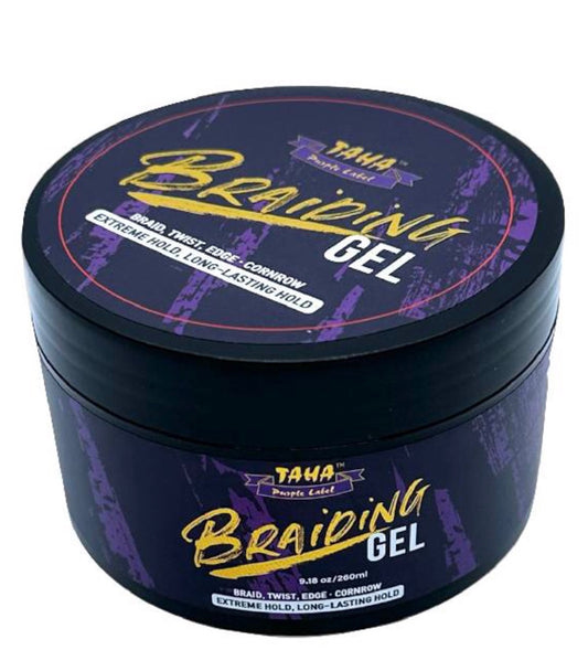 Taha purple label braiding gel