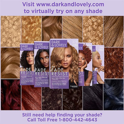 Dark & lovely fade resist permanent hair color