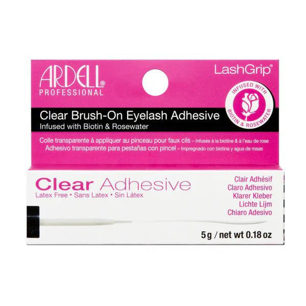 Ardell Lashgrip Brush-On Lash Adhesive. clear