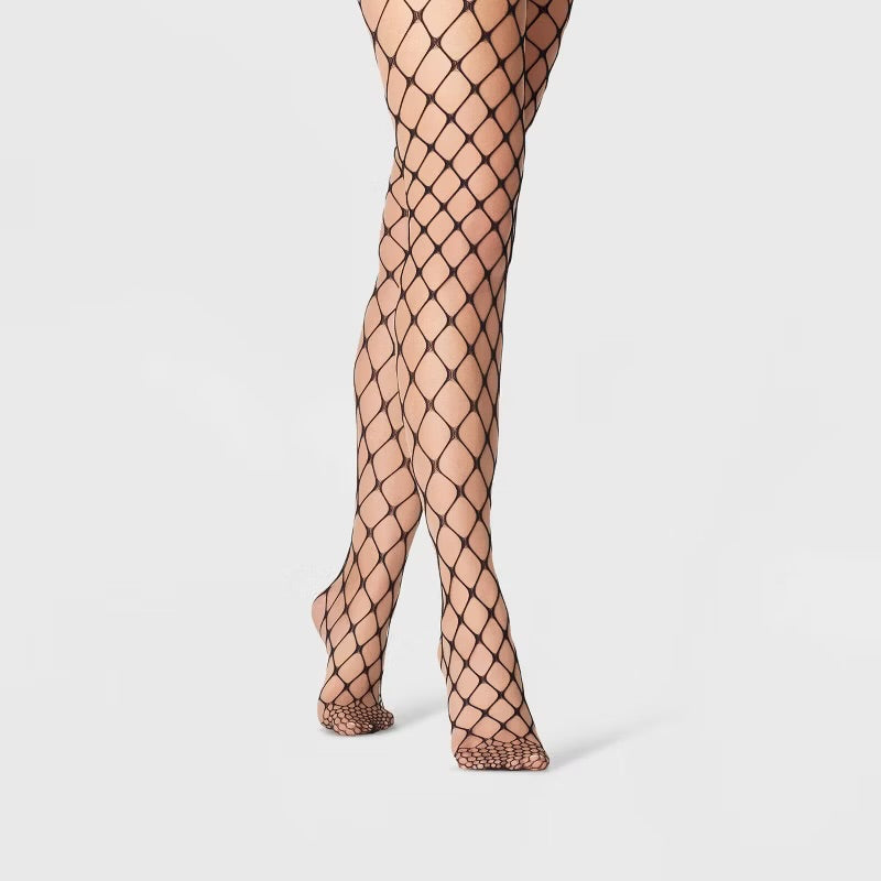 Magic collection fishnet tights black. Queen size