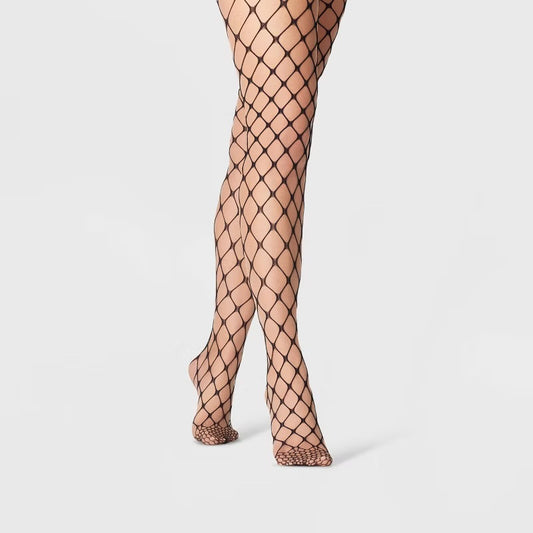 Magic collection fishnet tights black. Queen size