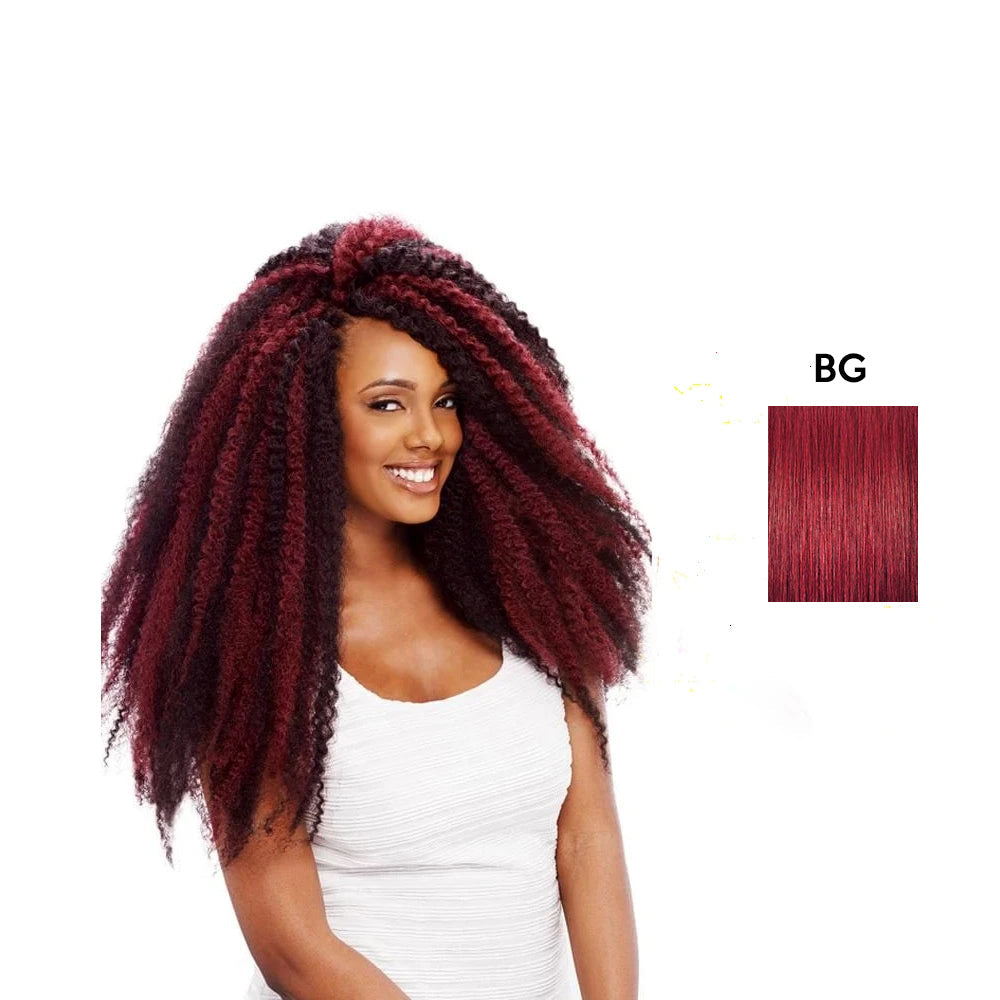 2x afro twist braid-Red