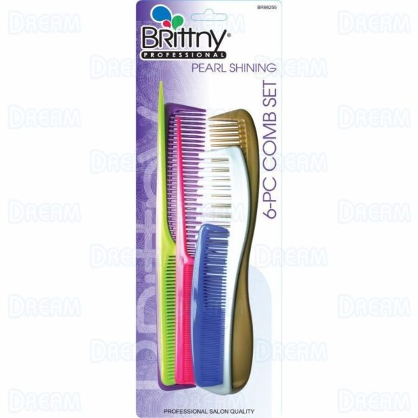 Brittny 6-Pc Comb Set.