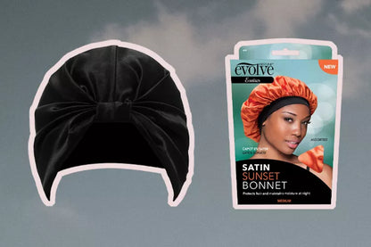 Braid Satin Bonnet