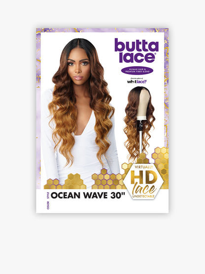 Sensationnel butta lace wig. Ocean wave 30“