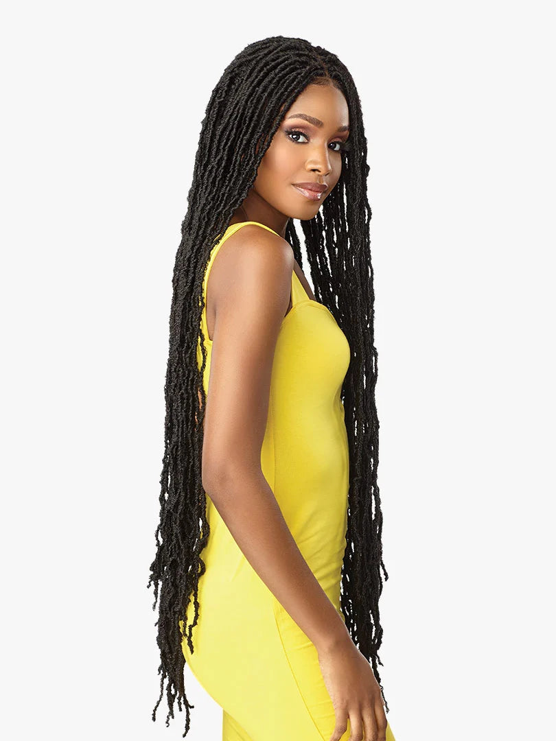 Sensationnel cloud 9 distressed locs wig.