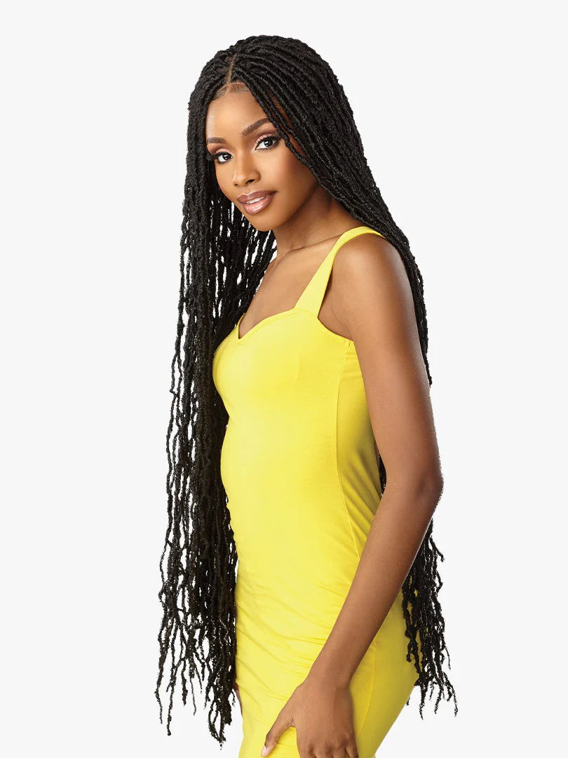 Sensationnel cloud 9 distressed locs wig.