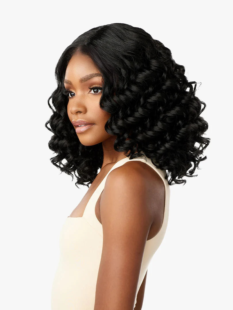 Sensationnel KINKY EDGES Y-PART SPIRAL CURL 14″ wig