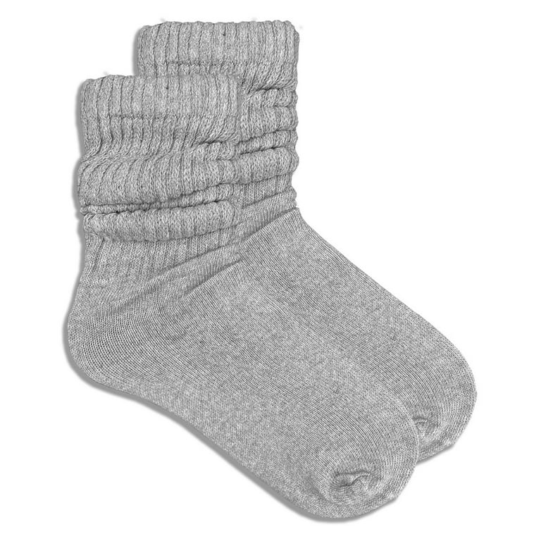 Slouch Socks Size 9-11  Gray.