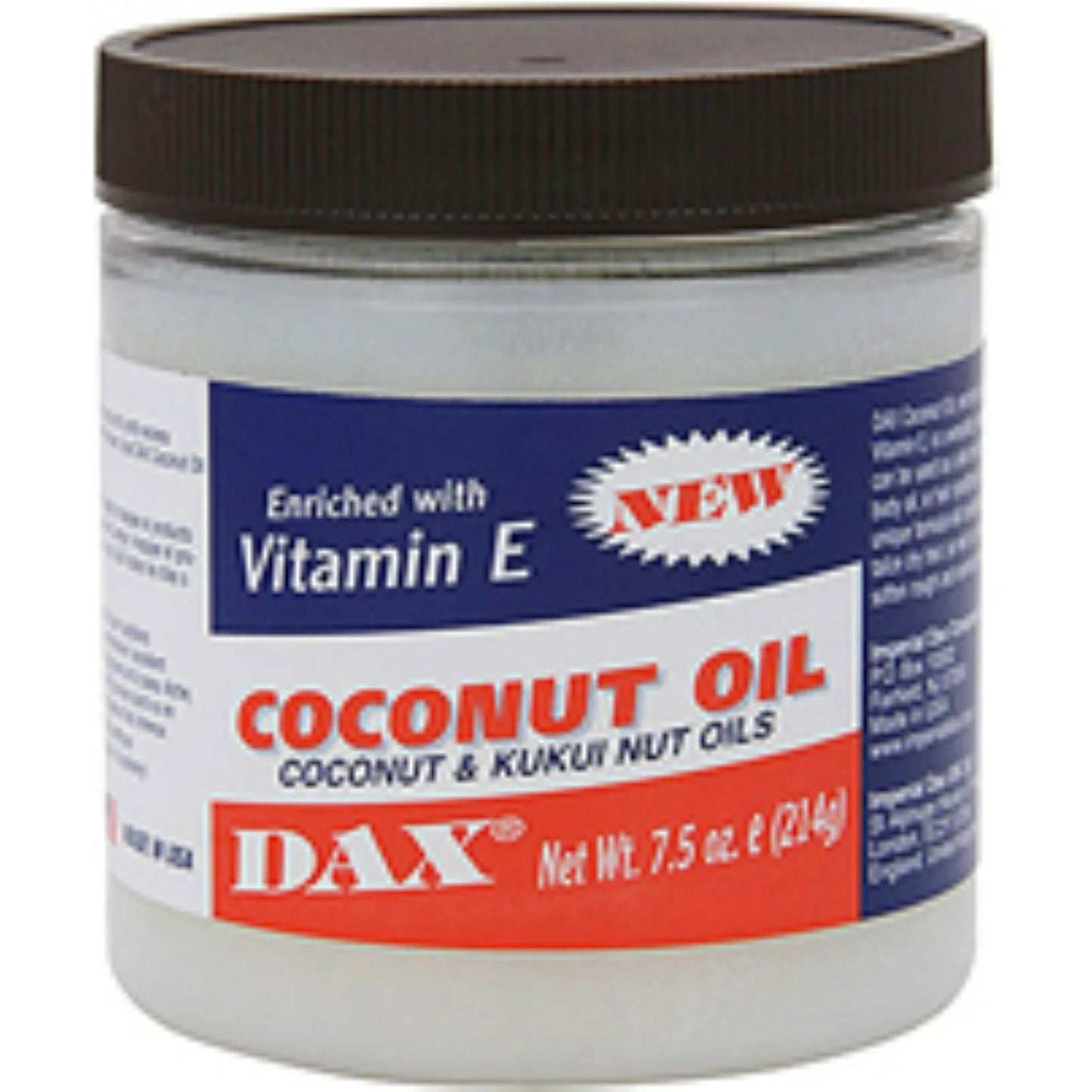 Dax Coconut oil  7.5 oz