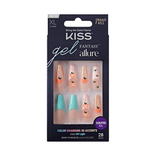 Kiss gel fantasy allure nails. FA52