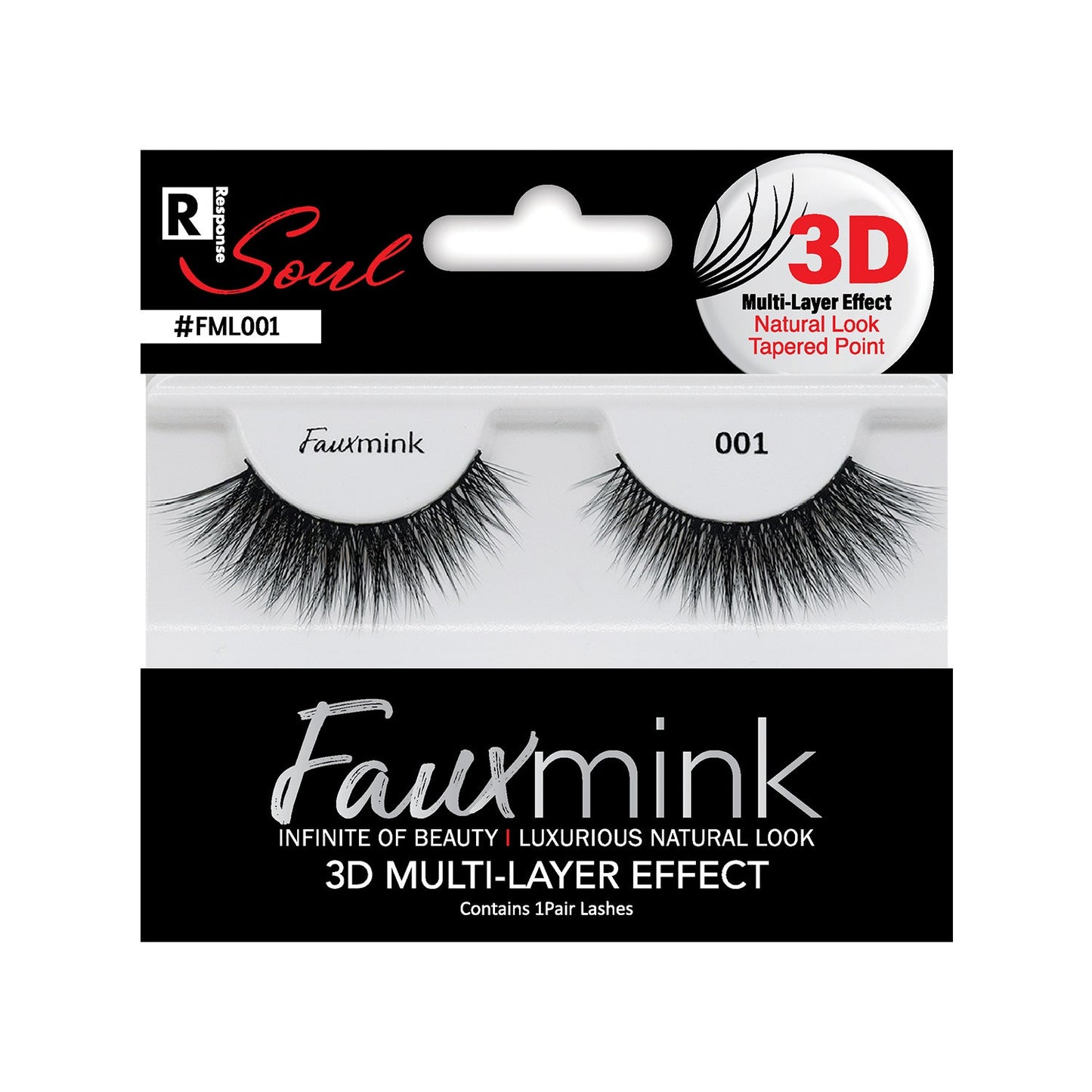 3D Fauxmink lashes-Fml001