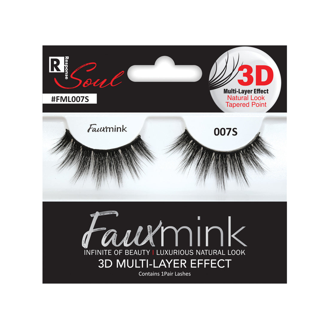 3D Fauxmink lashes-FML007S