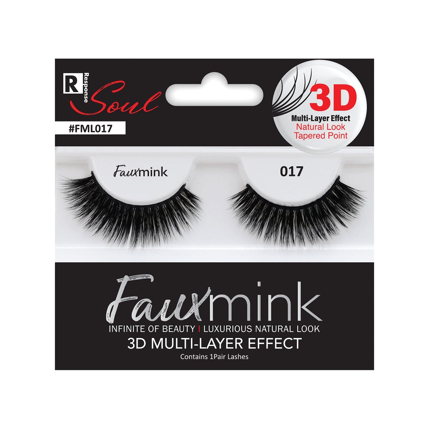 3D Fauxmink lashes-Fml017