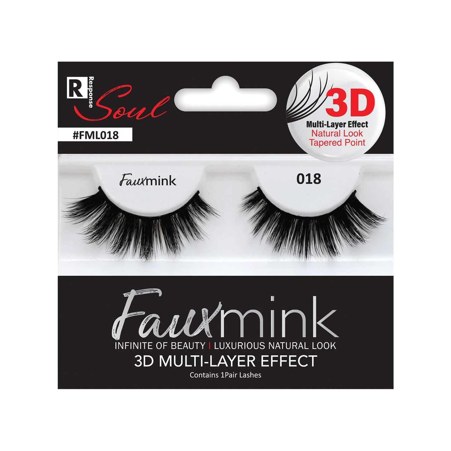 3D Fauxmink lashes-Fml018