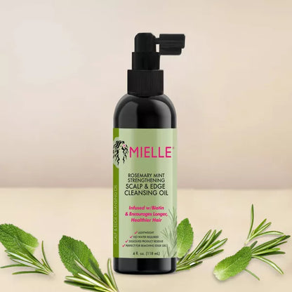 Mielle rosemary mint scalp & edge cleansing oil