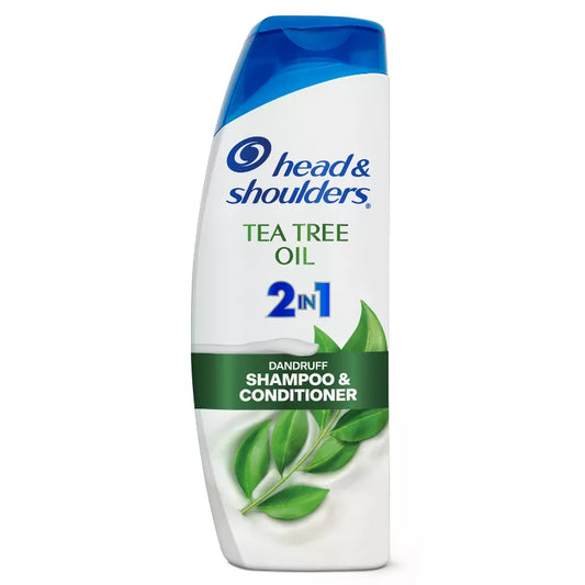 Head & Shoulders 2-in-1 Anti Dandruff Shampoo & Conditioner with Tea Tree Oil for Dry Scalp