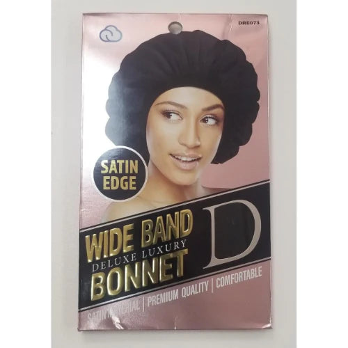 Wide Band Bonnet black DRE073