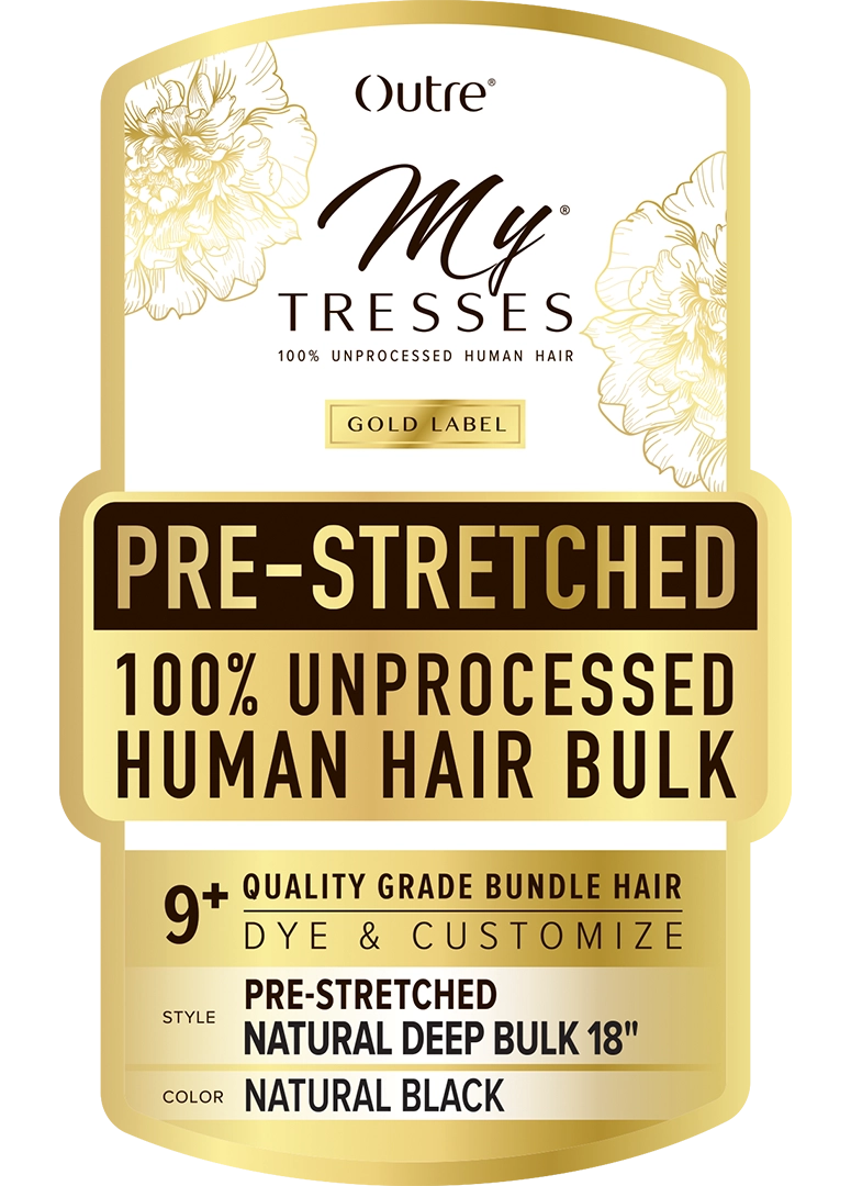 Outre Mytresses Gold Label Prestretched Natural Deep Bulk Braiding Hair 18”