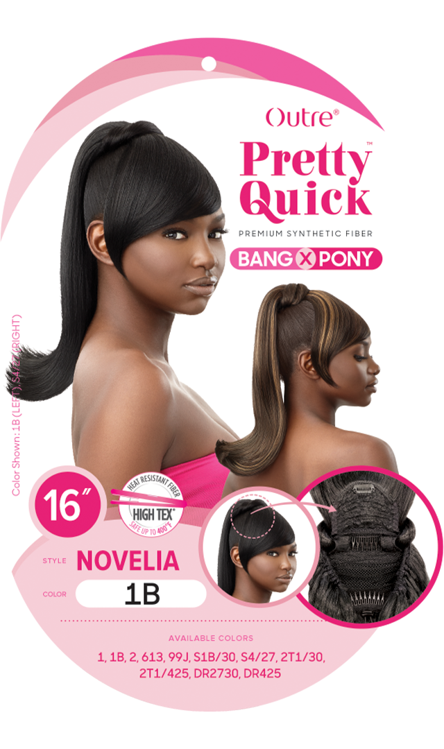 Outre quick pony- Bang x pony 16“. Novelia