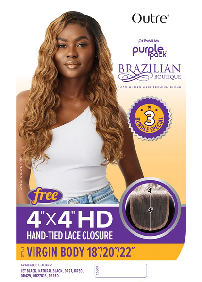 Outre virgin body wave 18"20"22" Human Hair Blend